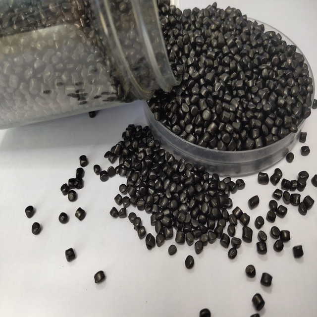 LLdpe Hdpe Pe Pp Black Masterbatch 55% Carbon Black Factory Price Free Sample Provided